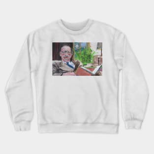 IGOR STRAVINSKY in his studio - oil portrait Crewneck Sweatshirt